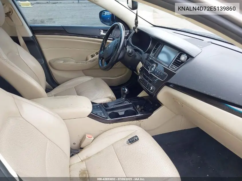 2014 Kia Cadenza Premium VIN: KNALN4D72E5139860 Lot: 42693653