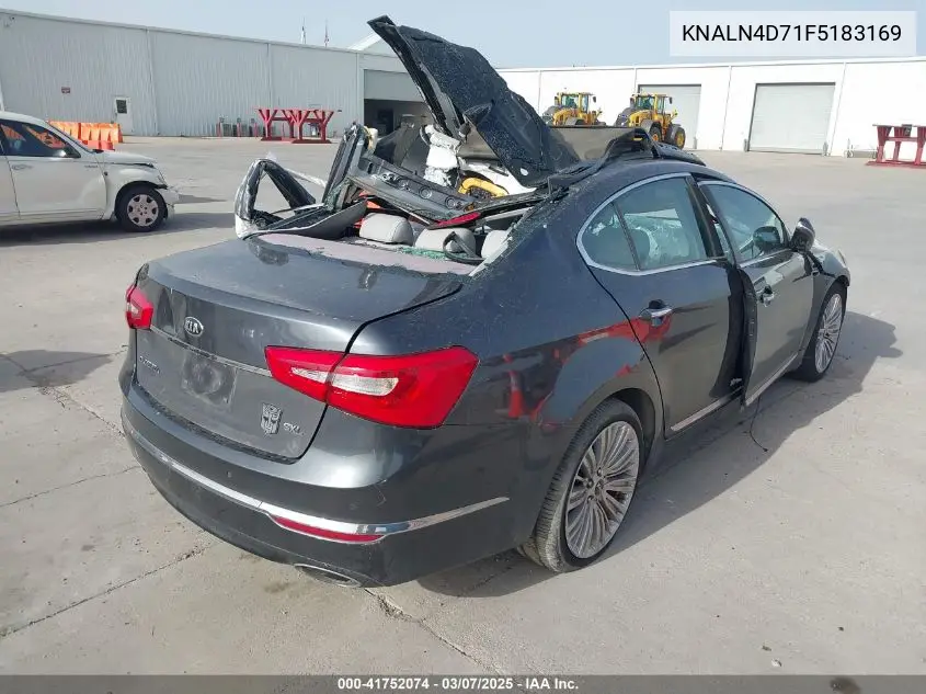 2015 Kia Cadenza Limited VIN: KNALN4D71F5183169 Lot: 41752074