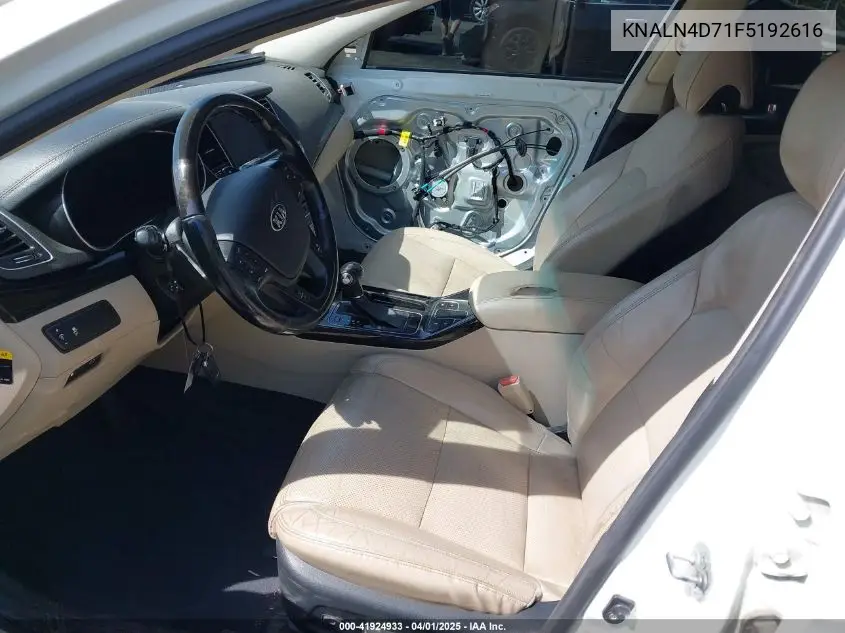 2015 Kia Cadenza Premium VIN: KNALN4D71F5192616 Lot: 41924933