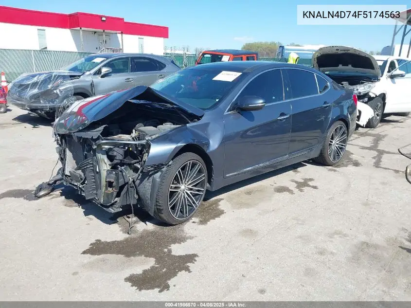 2015 Kia Cadenza Premium VIN: KNALN4D74F5174563 Lot: 41986570