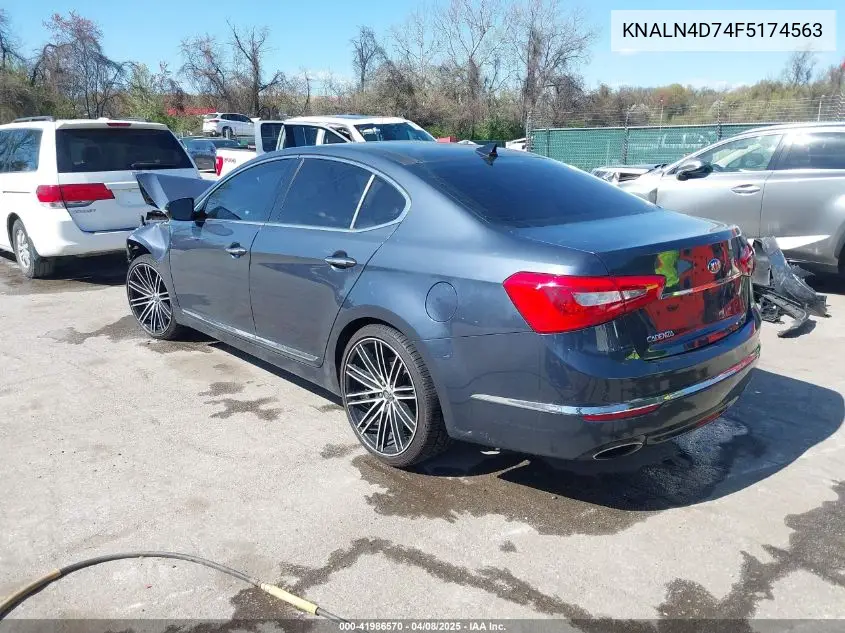 2015 Kia Cadenza Premium VIN: KNALN4D74F5174563 Lot: 41986570