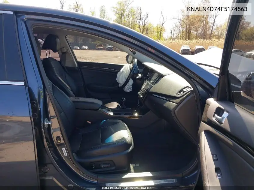 2015 Kia Cadenza Premium VIN: KNALN4D74F5174563 Lot: 41986570