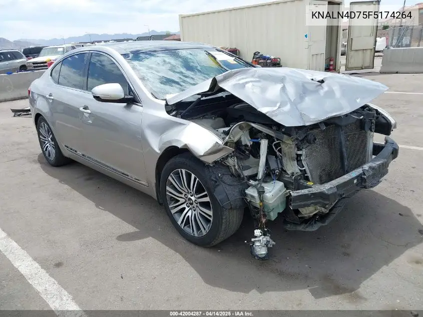 2015 Kia Cadenza Premium VIN: KNALN4D75F5174264 Lot: 42004287