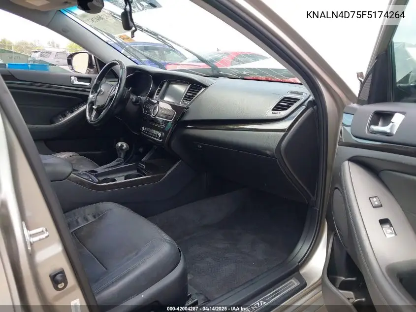 2015 Kia Cadenza Premium VIN: KNALN4D75F5174264 Lot: 42004287