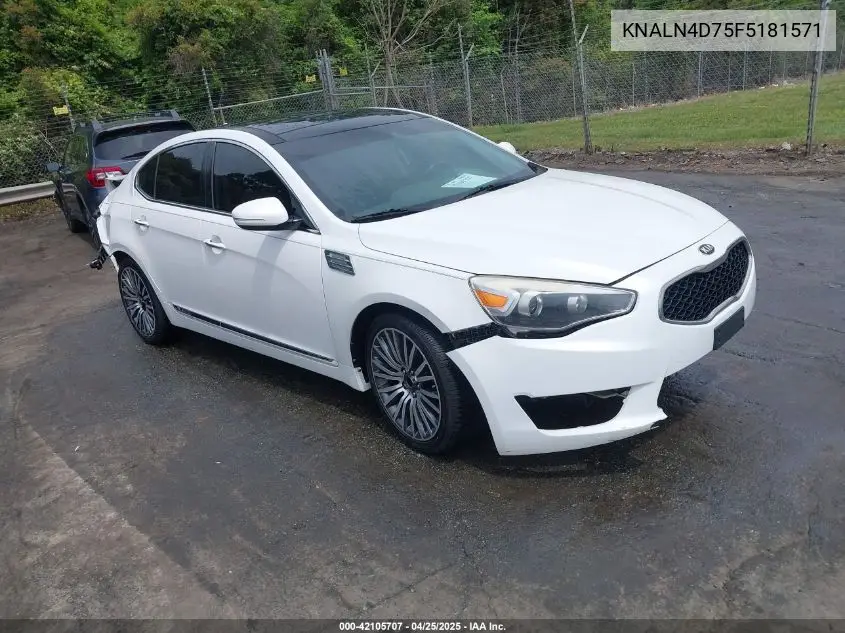 2015 Kia Cadenza Premium VIN: KNALN4D75F5181571 Lot: 42105707