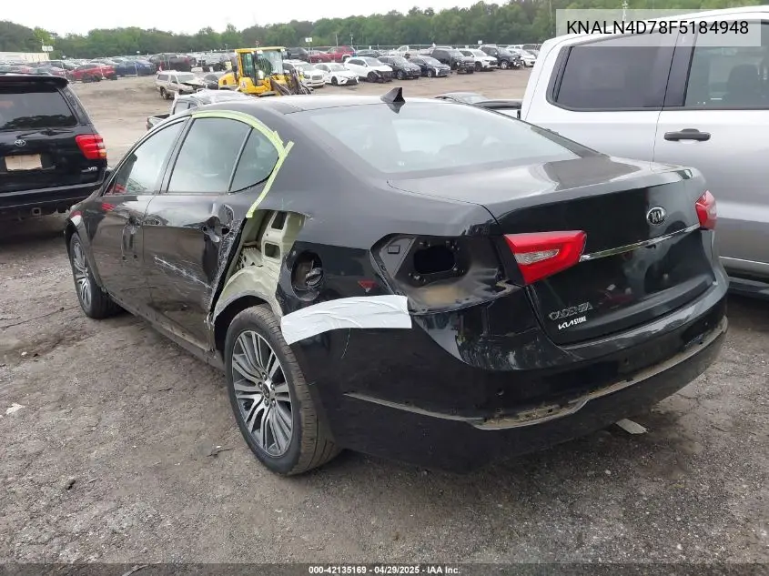 2015 Kia Cadenza Premium VIN: KNALN4D78F5184948 Lot: 42135169