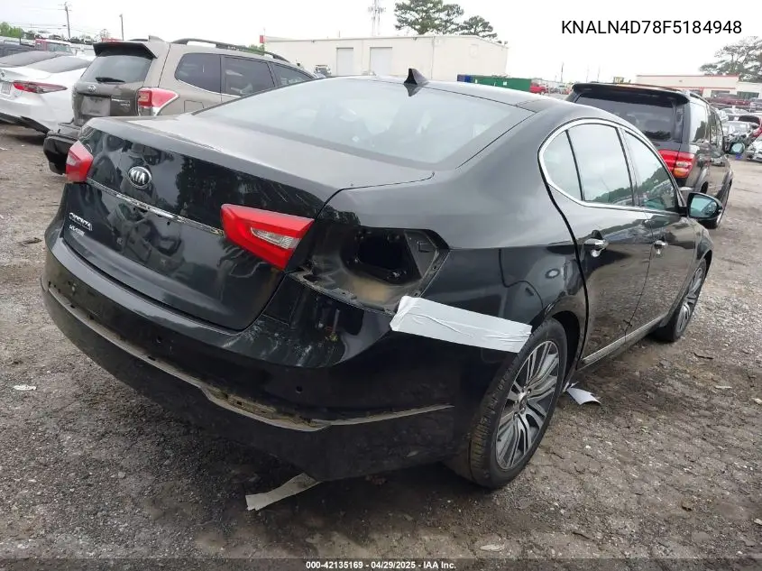 2015 Kia Cadenza Premium VIN: KNALN4D78F5184948 Lot: 42135169