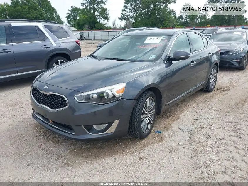 2015 Kia Cadenza Premium VIN: KNALN4D70F5189965 Lot: 42147387