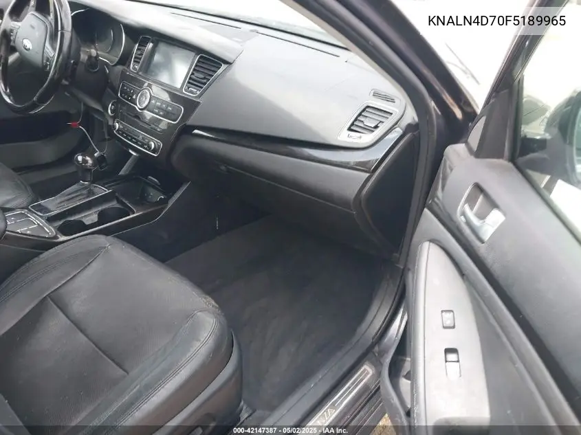 2015 Kia Cadenza Premium VIN: KNALN4D70F5189965 Lot: 42147387