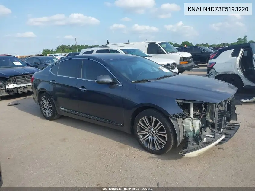 2015 Kia Cadenza Premium VIN: KNALN4D73F5193220 Lot: 42169048