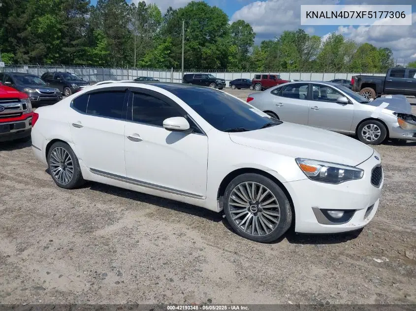 2015 Kia Cadenza Premium VIN: KNALN4D7XF5177306 Lot: 42193348