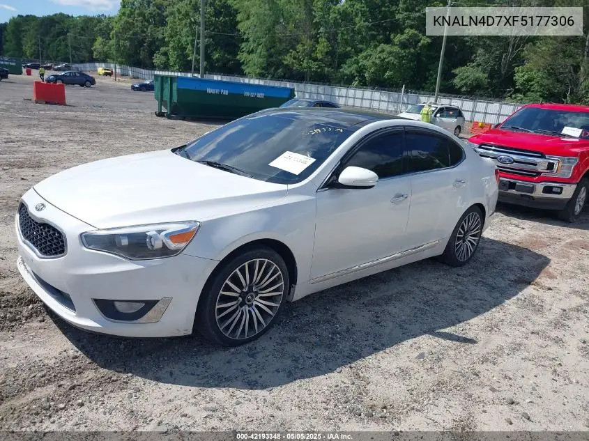 2015 Kia Cadenza Premium VIN: KNALN4D7XF5177306 Lot: 42193348