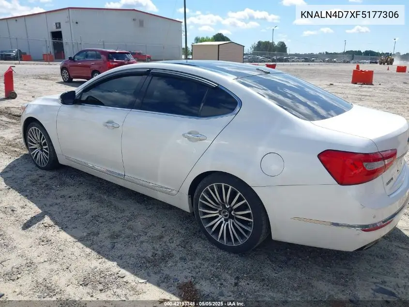 2015 Kia Cadenza Premium VIN: KNALN4D7XF5177306 Lot: 42193348
