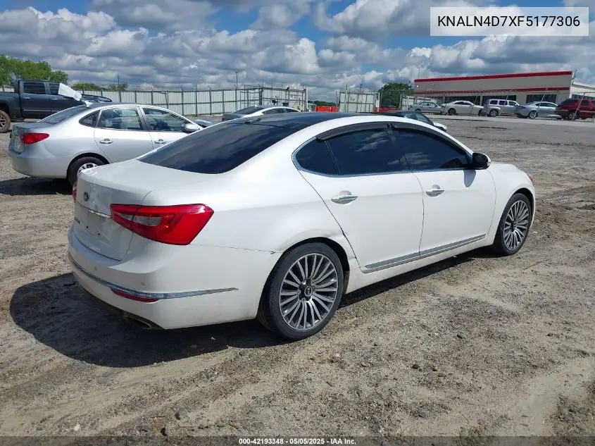 2015 Kia Cadenza Premium VIN: KNALN4D7XF5177306 Lot: 42193348