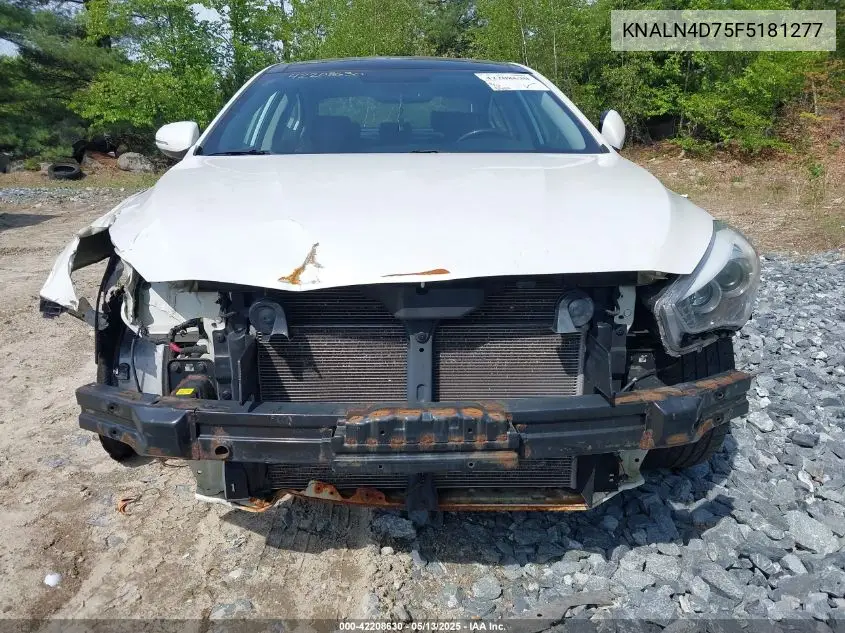 2015 Kia Cadenza Premium VIN: KNALN4D75F5181277 Lot: 42208630