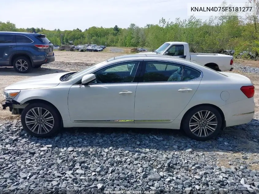 2015 Kia Cadenza Premium VIN: KNALN4D75F5181277 Lot: 42208630
