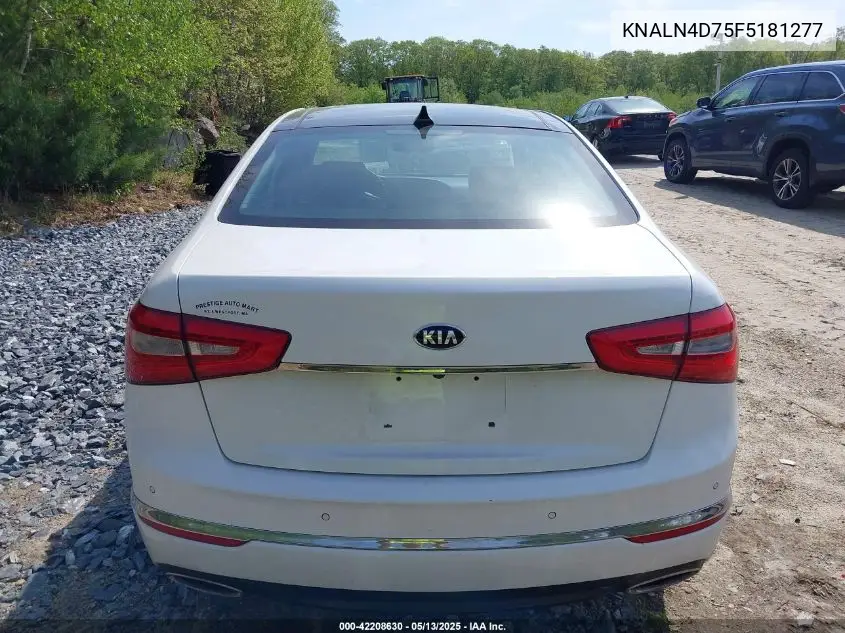 2015 Kia Cadenza Premium VIN: KNALN4D75F5181277 Lot: 42208630