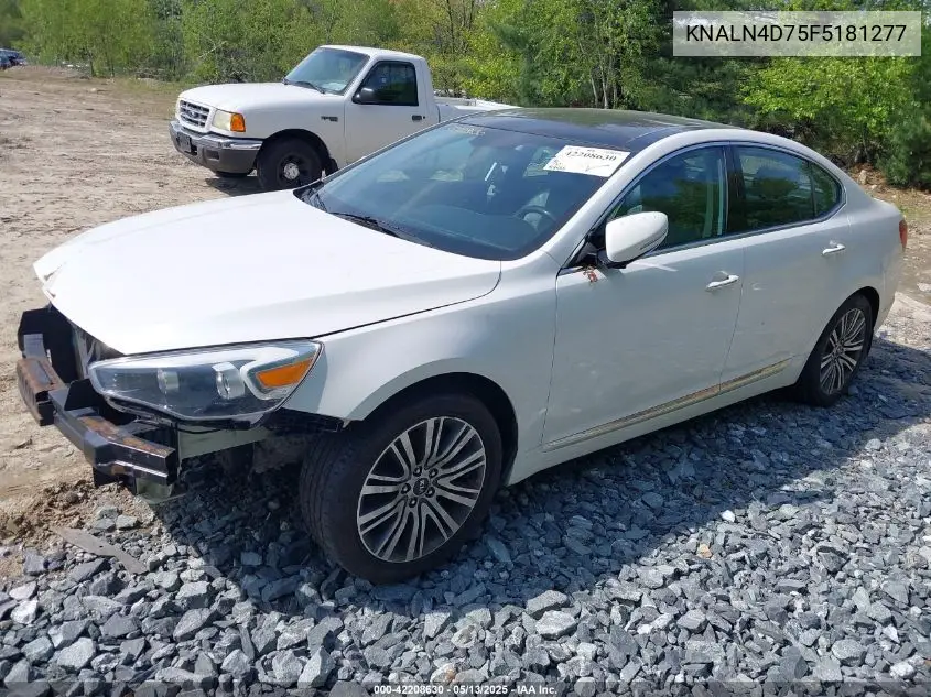2015 Kia Cadenza Premium VIN: KNALN4D75F5181277 Lot: 42208630