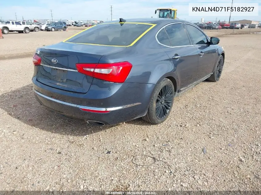 2015 Kia Cadenza Limited VIN: KNALN4D71F5182927 Lot: 42396801