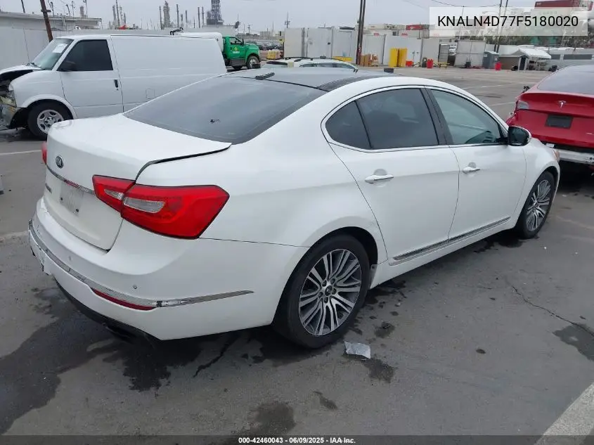 2015 Kia Cadenza Premium VIN: KNALN4D77F5180020 Lot: 42460043