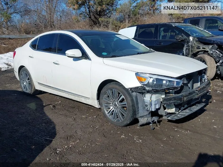 2016 Kia Cadenza Premium VIN: KNALN4D7XG5211147 Lot: 41452434