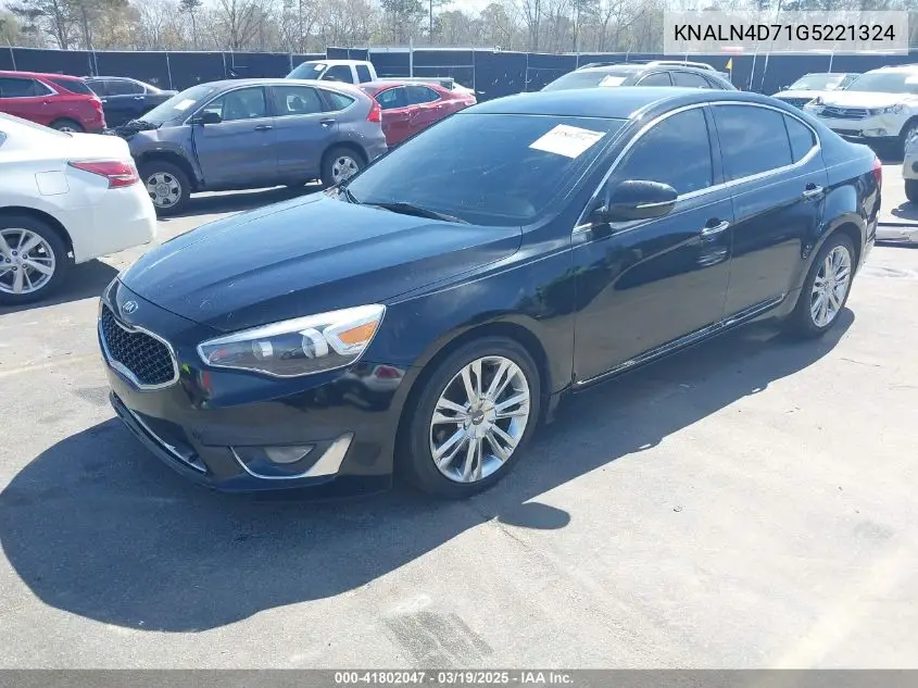 2016 Kia Cadenza VIN: KNALN4D71G5221324 Lot: 41802047