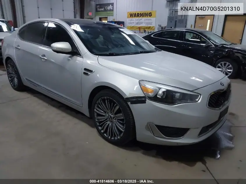 2016 Kia Cadenza Limited VIN: KNALN4D70G5201310 Lot: 41814606