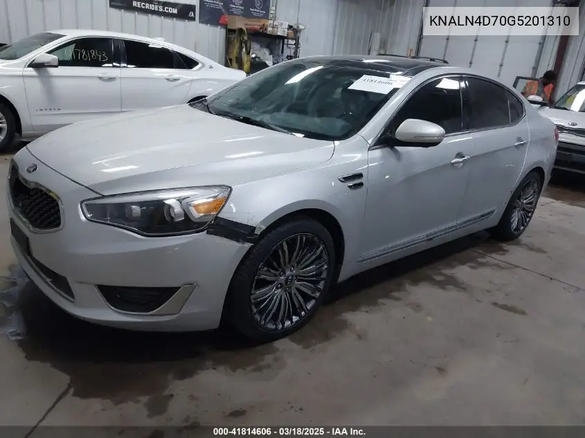 2016 Kia Cadenza Limited VIN: KNALN4D70G5201310 Lot: 41814606