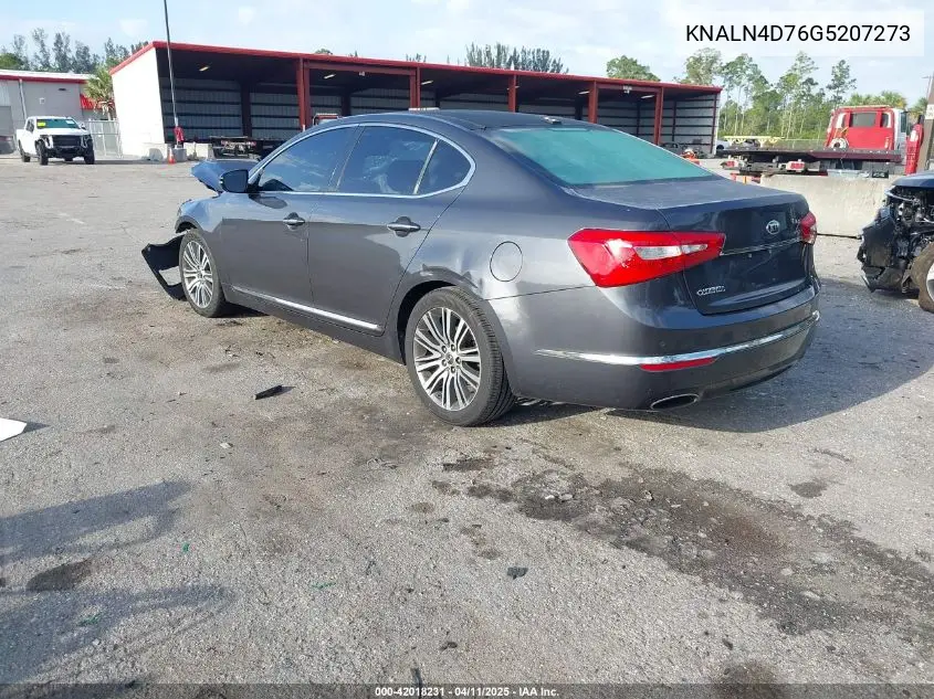 2016 Kia Cadenza Premium VIN: KNALN4D76G5207273 Lot: 42018231