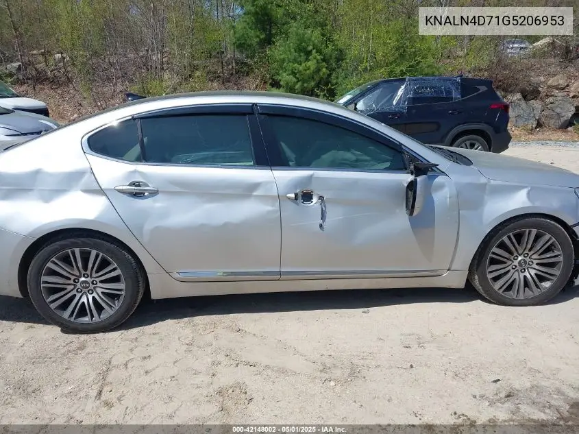2016 Kia Cadenza Premium VIN: KNALN4D71G5206953 Lot: 42148002