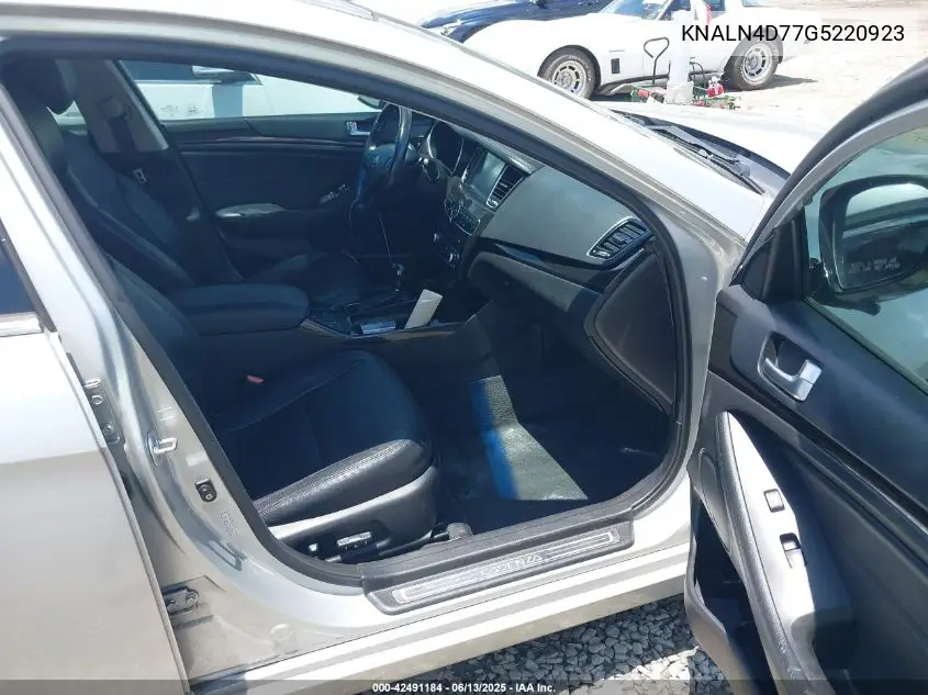 2016 Kia Cadenza Premium VIN: KNALN4D77G5220923 Lot: 42491184