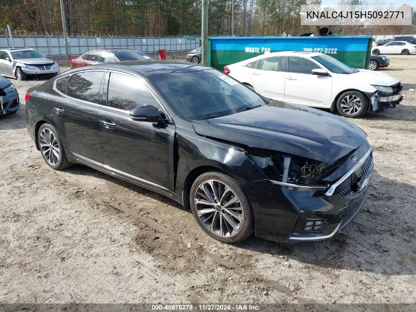2017 Kia Cadenza Technology VIN: KNALC4J15H5092771 Lot: 40976278