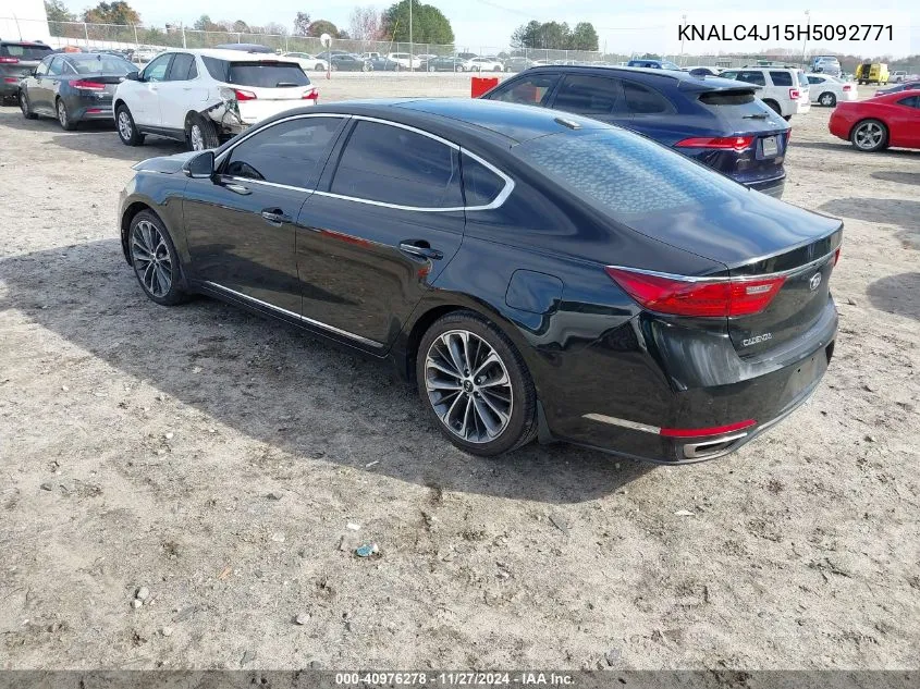 2017 Kia Cadenza Technology VIN: KNALC4J15H5092771 Lot: 40976278