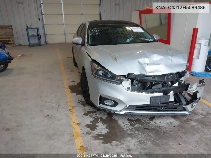 2017 Kia Cadenza Premium VIN: KNALC4J12H5089486 Lot: 41437774