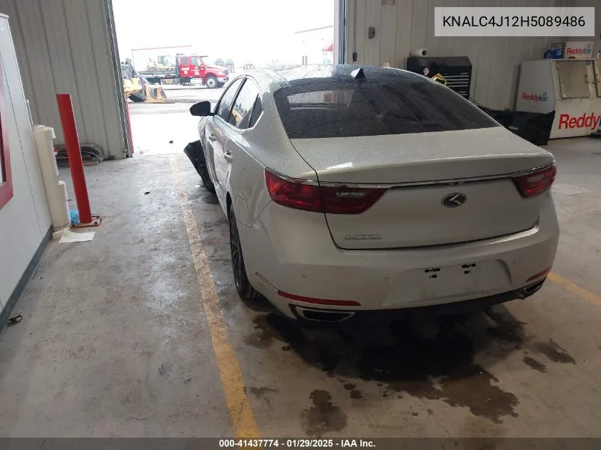 2017 Kia Cadenza Premium VIN: KNALC4J12H5089486 Lot: 41437774