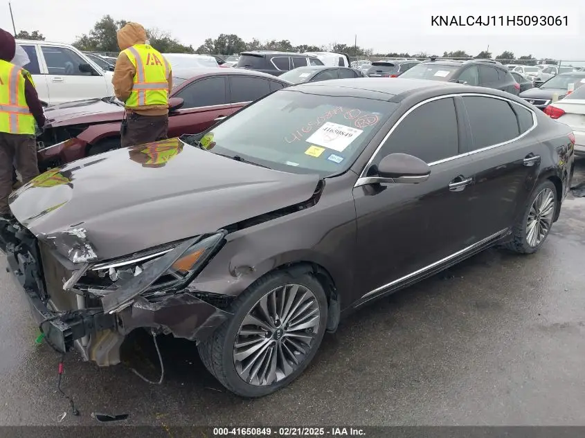 2017 Kia Cadenza Limited VIN: KNALC4J11H5093061 Lot: 41650849