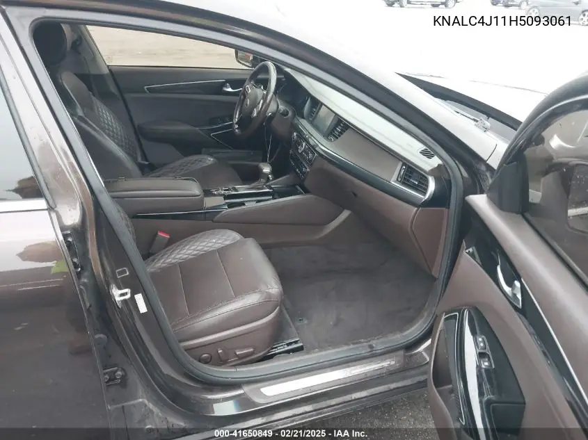 2017 Kia Cadenza Limited VIN: KNALC4J11H5093061 Lot: 41650849