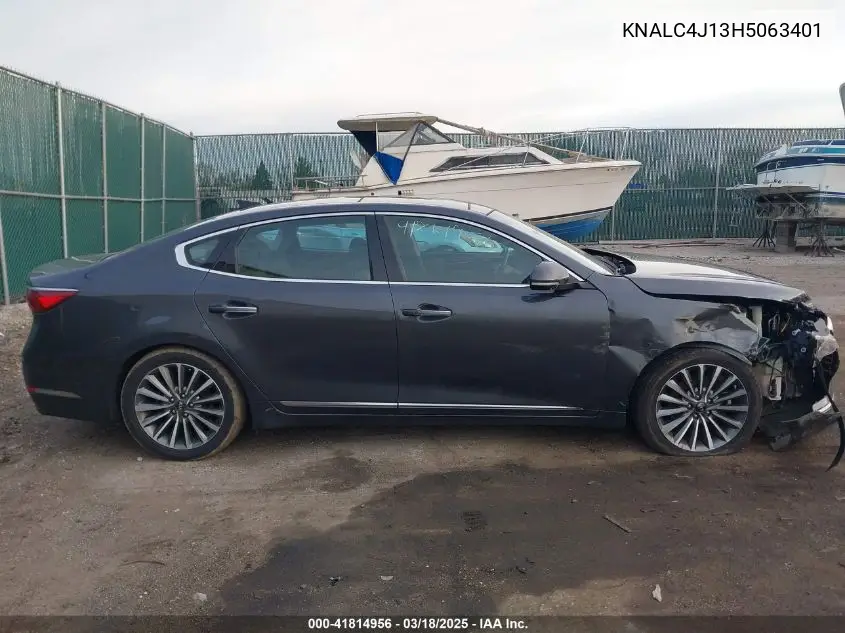 2017 Kia Cadenza Premium VIN: KNALC4J13H5063401 Lot: 41814956