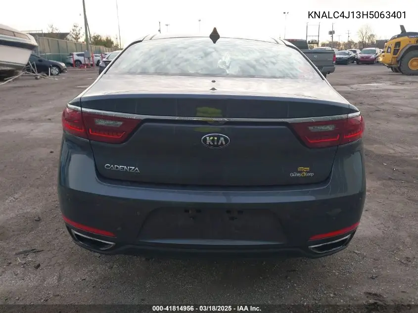 2017 Kia Cadenza Premium VIN: KNALC4J13H5063401 Lot: 41814956