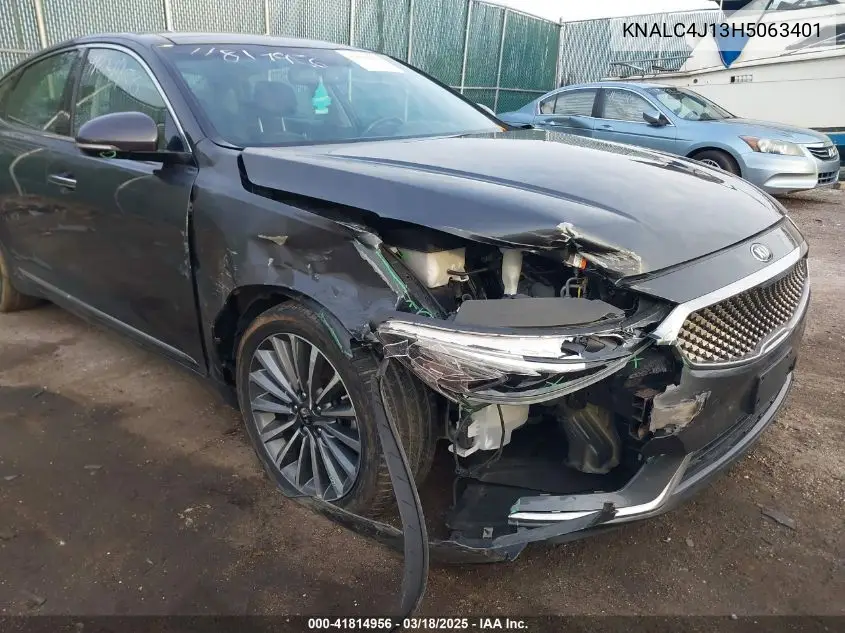 2017 Kia Cadenza Premium VIN: KNALC4J13H5063401 Lot: 41814956
