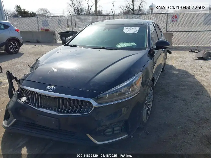 2017 Kia Cadenza Technology VIN: KNALC4J13H5072602 Lot: 41832820