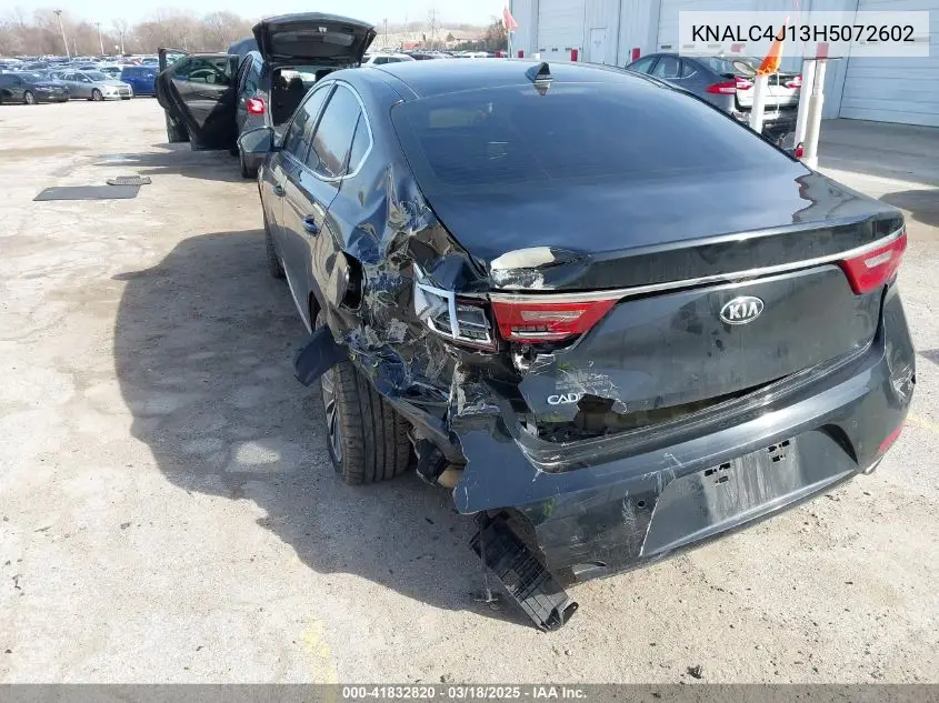 2017 Kia Cadenza Technology VIN: KNALC4J13H5072602 Lot: 41832820