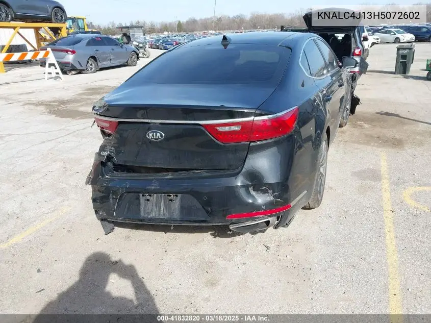 2017 Kia Cadenza Technology VIN: KNALC4J13H5072602 Lot: 41832820