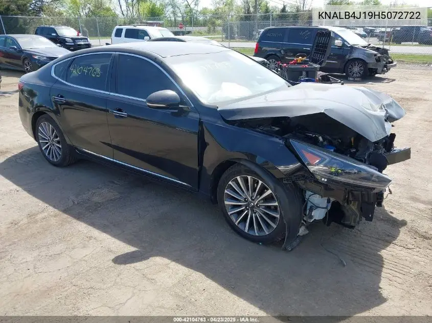 2017 Kia Cadenza Premium VIN: KNALB4J19H5072722 Lot: 42104763