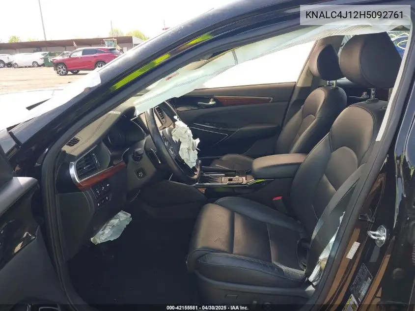 2017 Kia Cadenza Technology VIN: KNALC4J12H5092761 Lot: 42155581