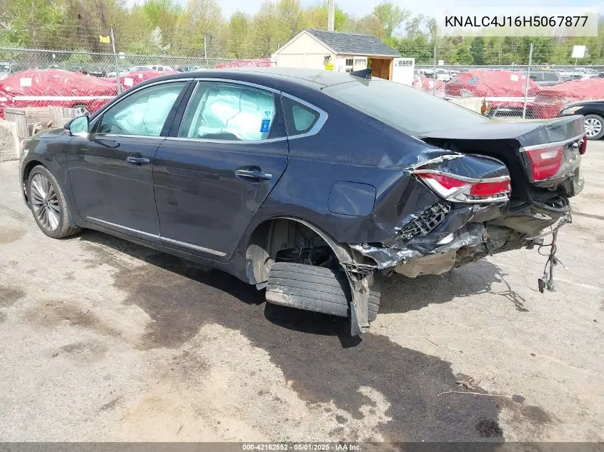 2017 Kia Cadenza Limited VIN: KNALC4J16H5067877 Lot: 42162552