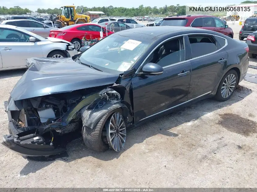 2017 Kia Cadenza Premium VIN: KNALC4J10H5068135 Lot: 42215872
