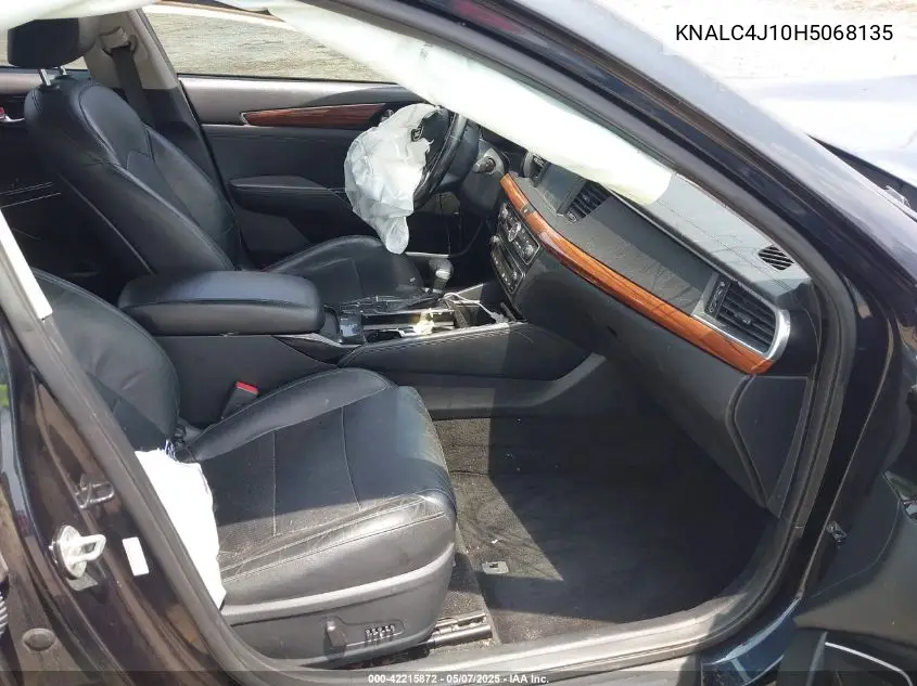 2017 Kia Cadenza Premium VIN: KNALC4J10H5068135 Lot: 42215872