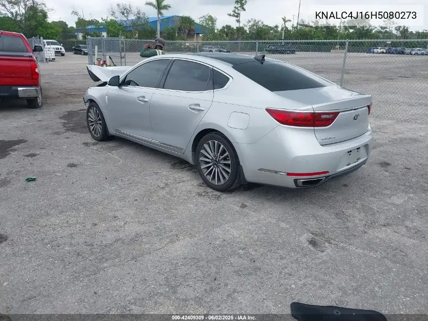 2017 Kia Cadenza Premium VIN: KNALC4J16H5080273 Lot: 42409309