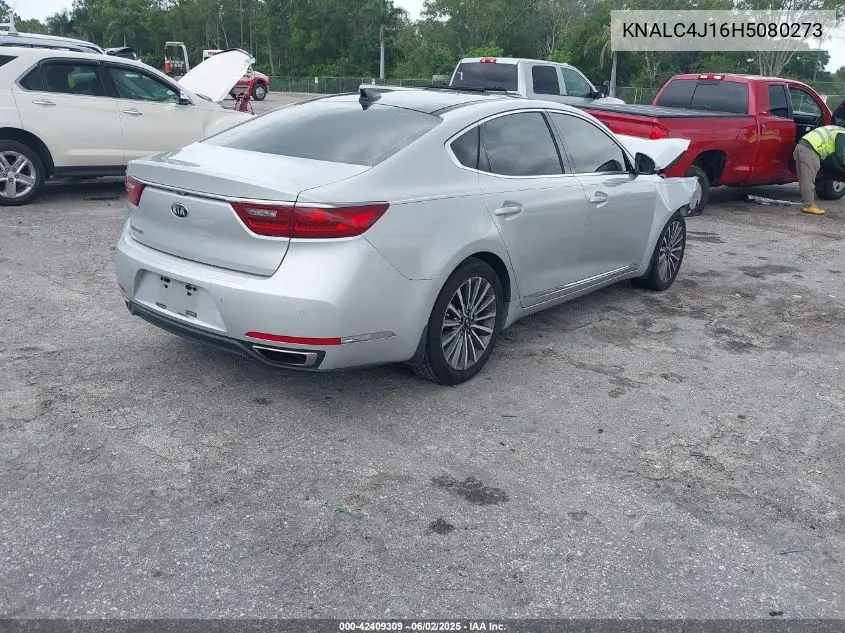 2017 Kia Cadenza Premium VIN: KNALC4J16H5080273 Lot: 42409309